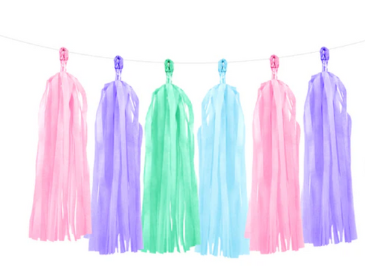 Pastel Color Banner Tassel