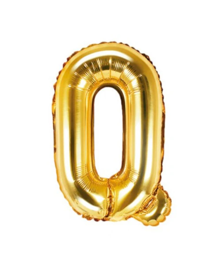 Gold Foil Letters (A to Z) - 16 in.