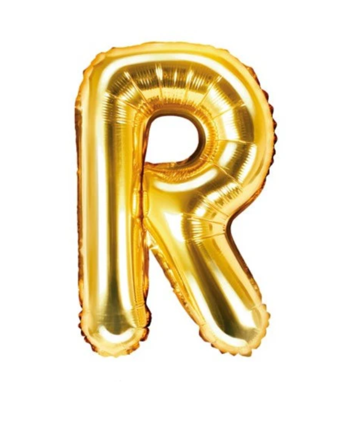 Gold Foil Letters (A to Z) - 16 in.