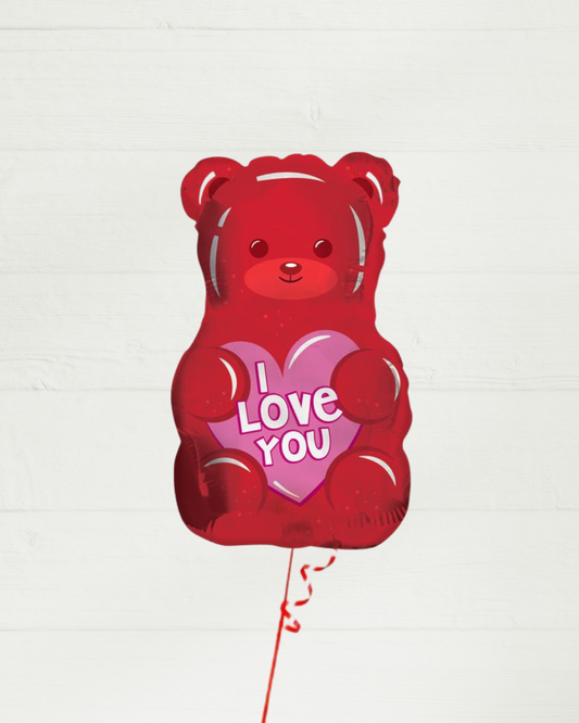 I Love You Red Gummy 18" Balloon
