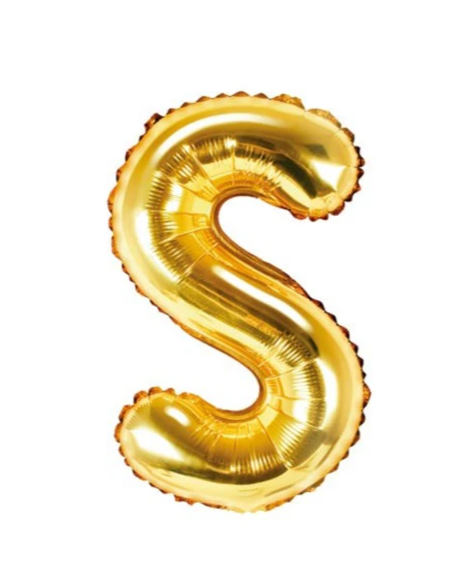 Gold Foil Letters (A to Z) - 16 in.