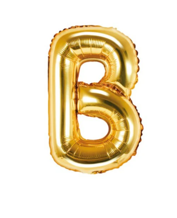 Gold Foil Letters (A to Z) - 16 in.