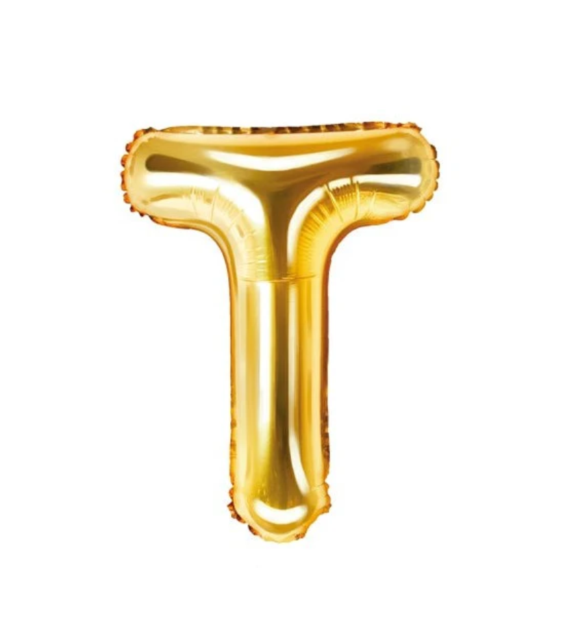 Gold Foil Letters (A to Z) - 16 in.