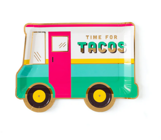 Taco Truck Plates 10"