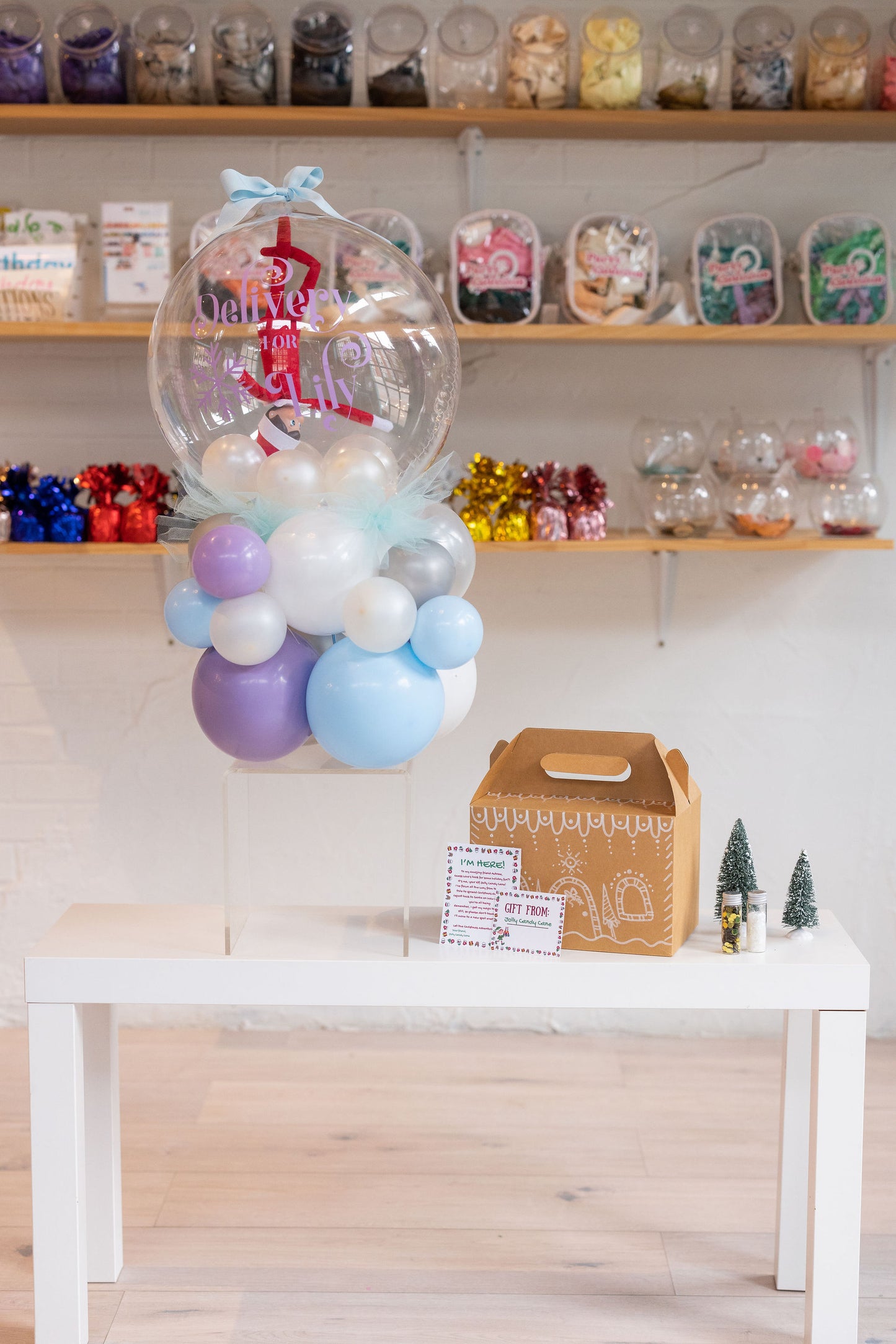 The Frosted  Holiday Friend Delivery Stack