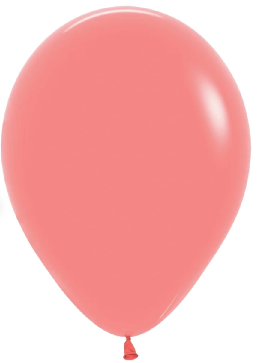 Tropical Coral 12-inch Latex Balloon