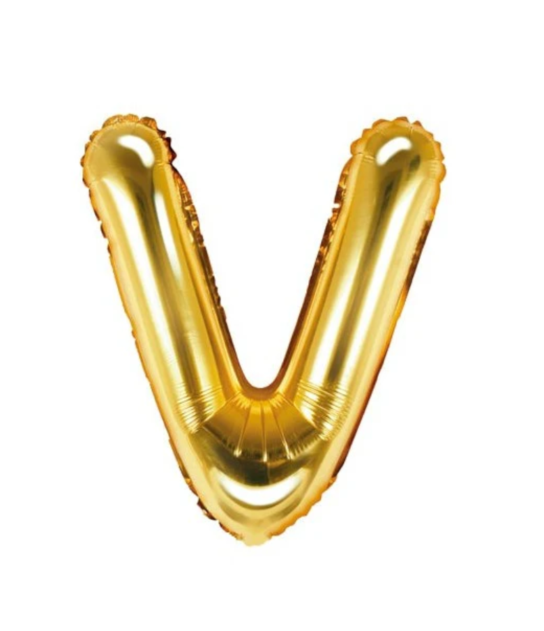 Gold Foil Letters (A to Z) - 16 in.