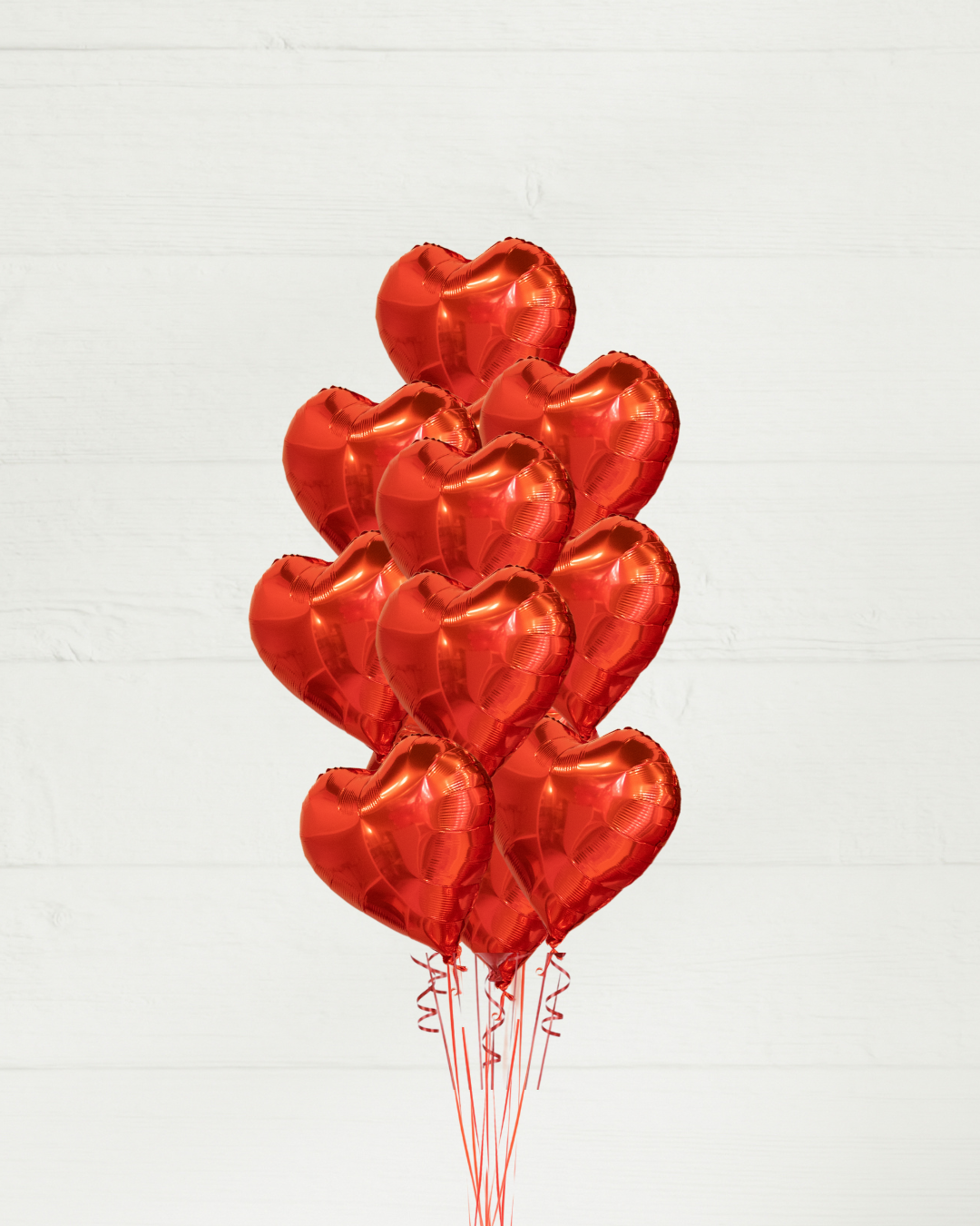 The Red Luxe 12 Balloon Bouquet