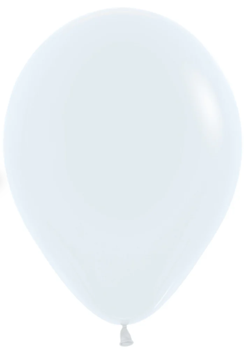 White 12-inch Latex Balloon