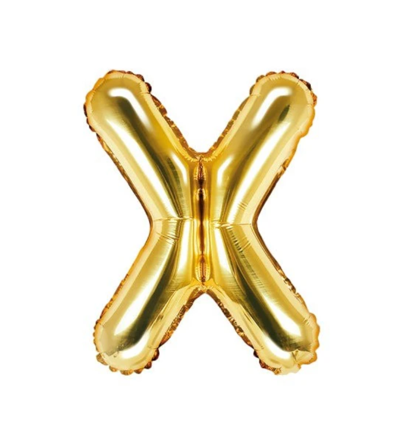 Gold Foil Letters (A to Z) - 16 in.