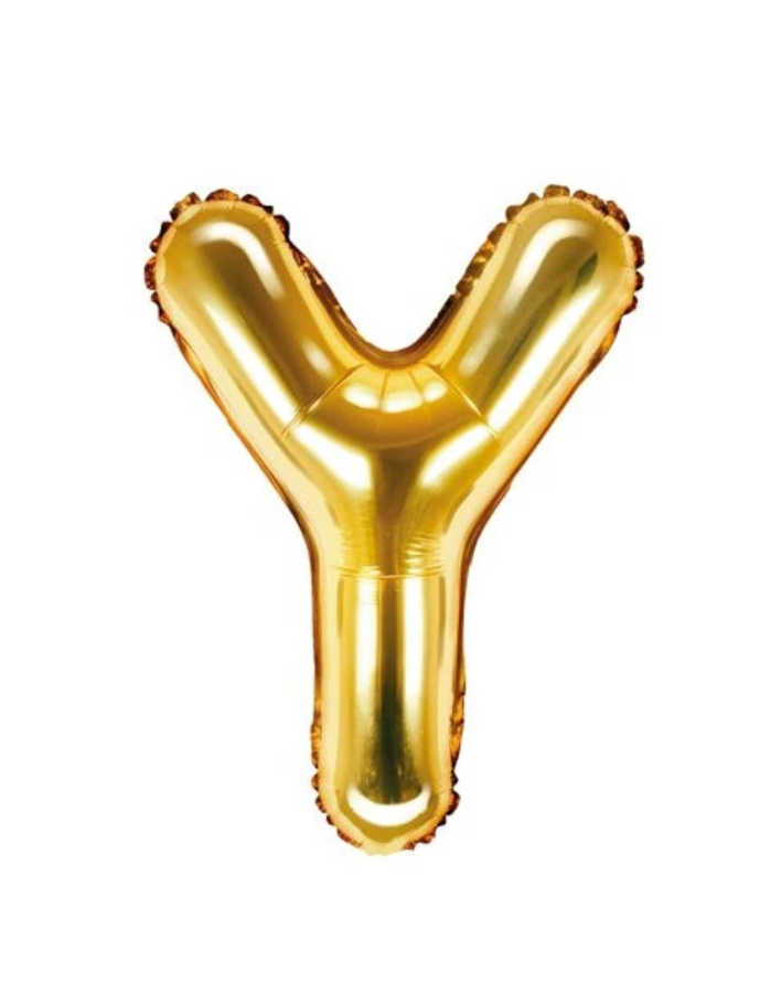 Gold Foil Letters (A to Z) - 16 in.