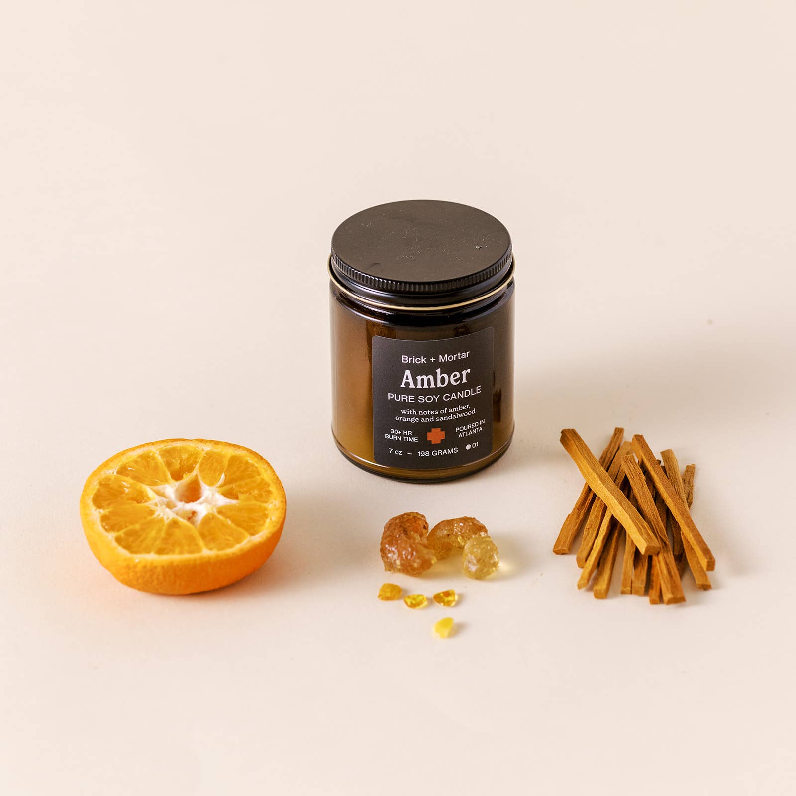 Amber Scented Candle 7oz - PaperGeenius