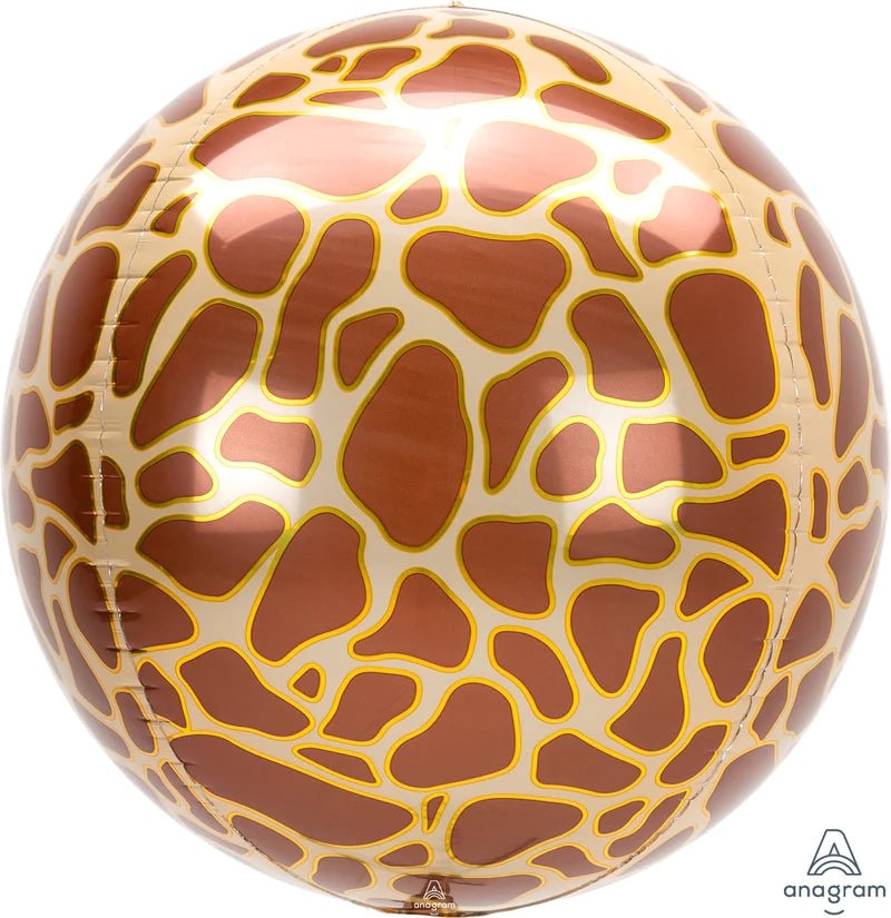 Animal Print Orbz Balloon -15" - PaperGeenius