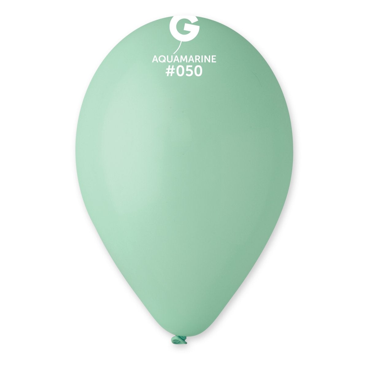 Aquamarine Latex Balloon #050 - PaperGeenius