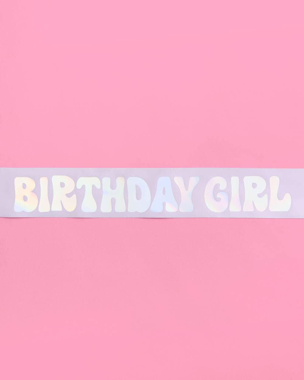 Birthday Girl Lavender Sash, Bday Party Accessory, Gift - PaperGeenius