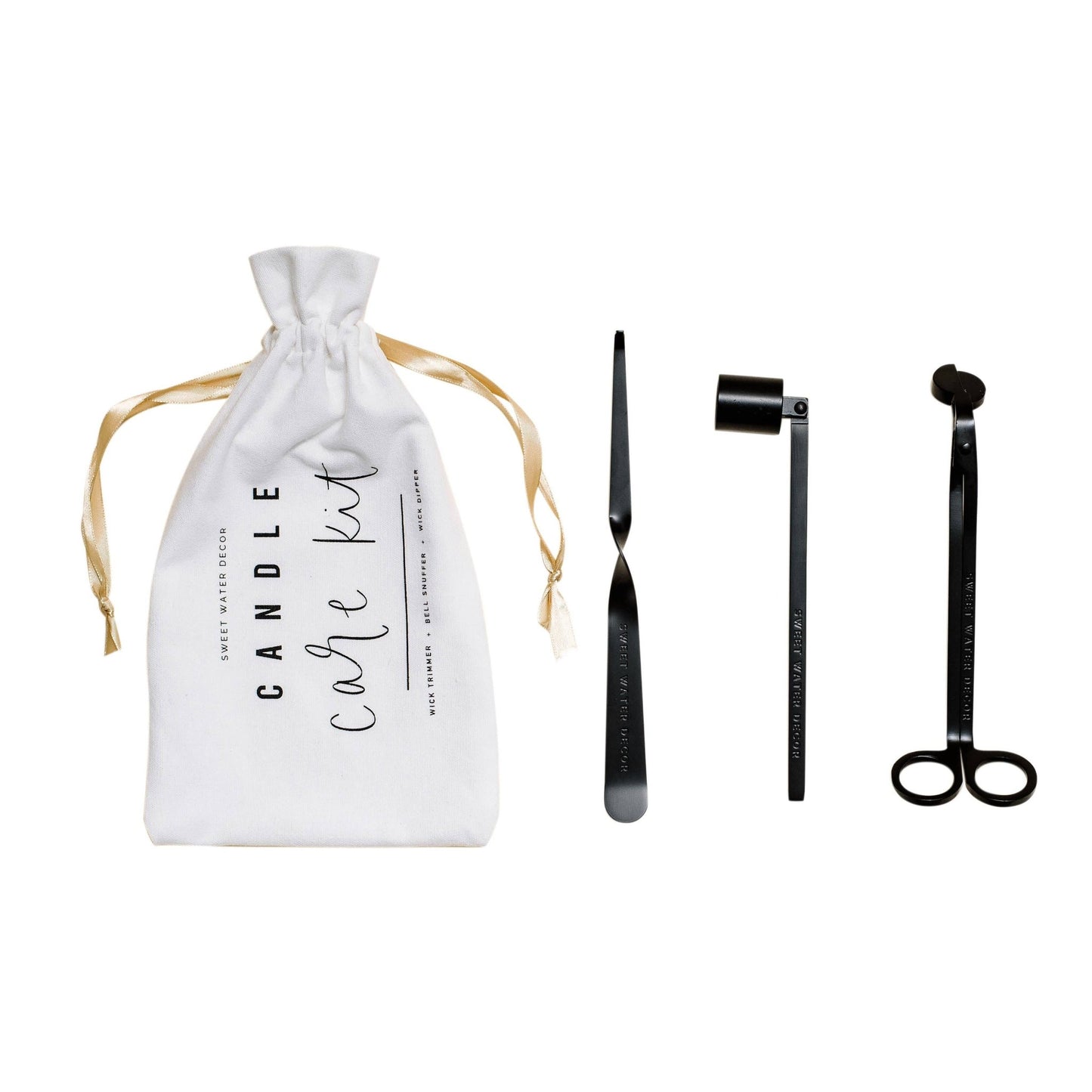 Black Candle Care Kit - Candle Tools - Candle Accessories - PaperGeenius