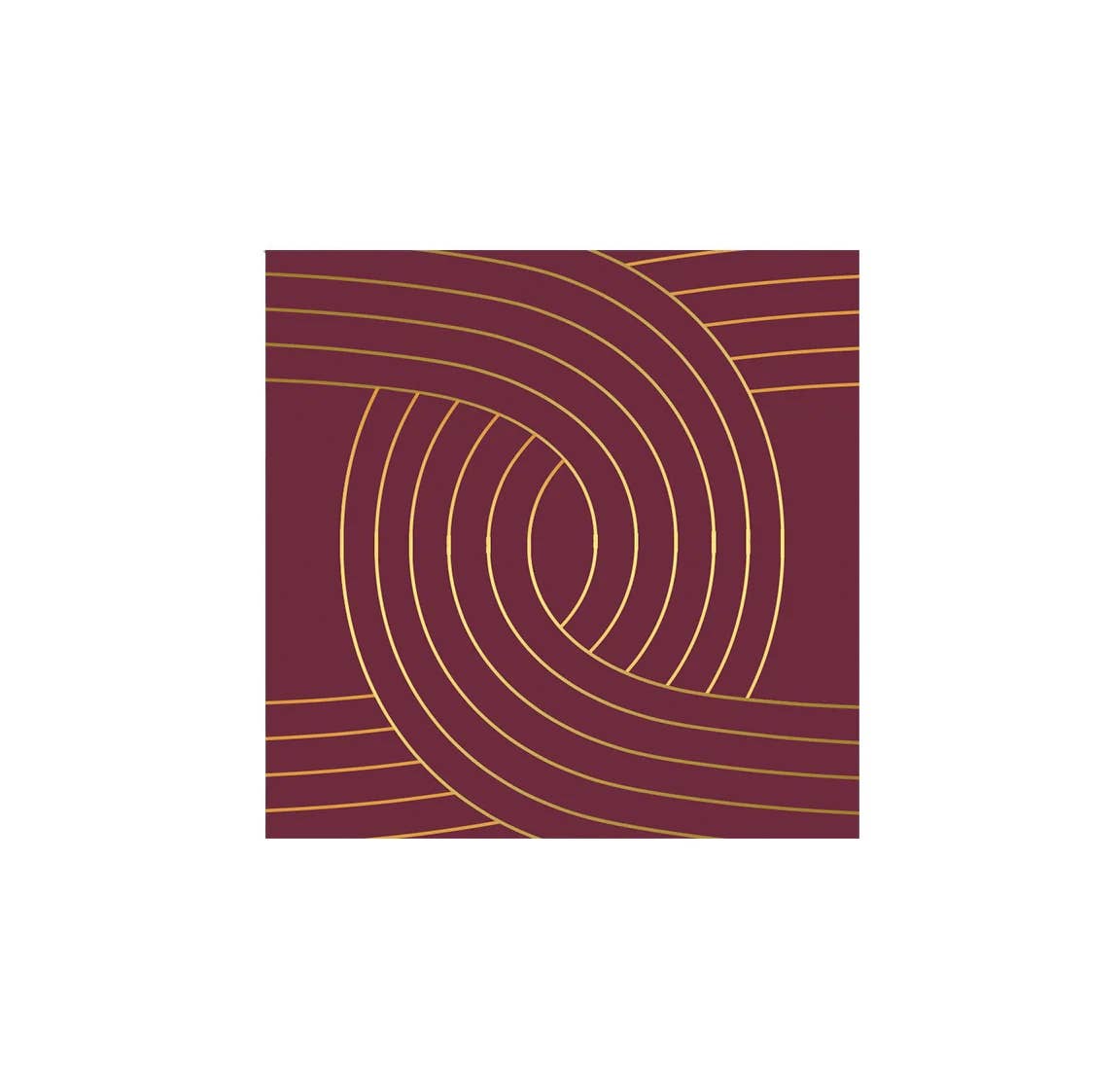 Bordeaux - Maroon Cocktail Paper Napkins - PaperGeenius