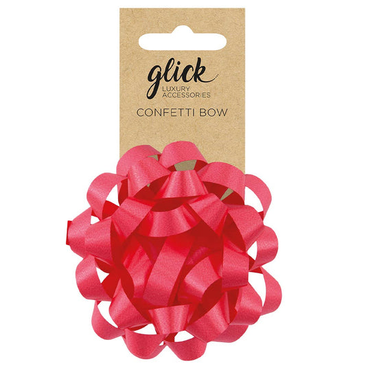 BOW CONFETTI RED - PaperGeenius