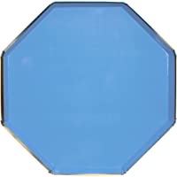 Bright Blue Side Plates - PaperGeenius
