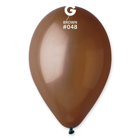 Brown Latex Balloon #048 - PaperGeenius