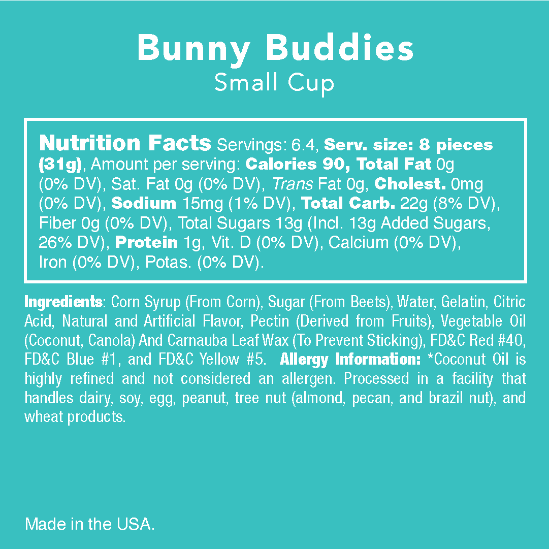 Bunny Buddies Easter Gummies - PaperGeenius