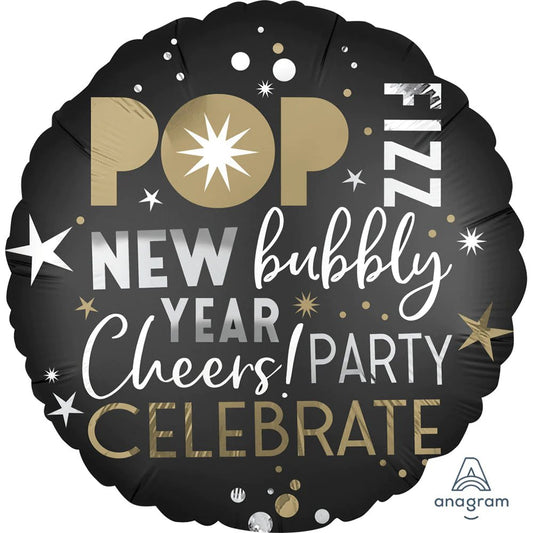 Celebrate The New Year 18″ Balloon - PaperGeenius