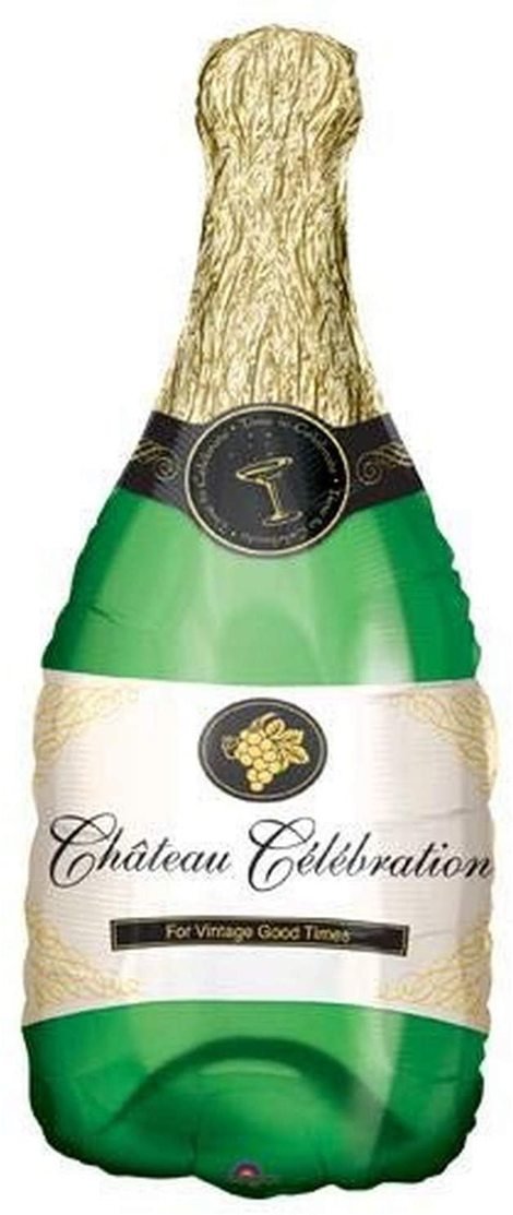 Champagne Bottle 39" Balloon - PaperGeenius