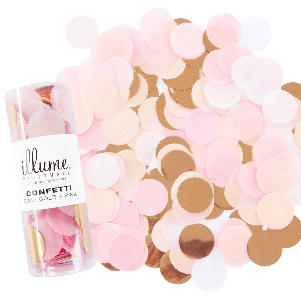 Confetti Rose Gold + Pink - PaperGeenius