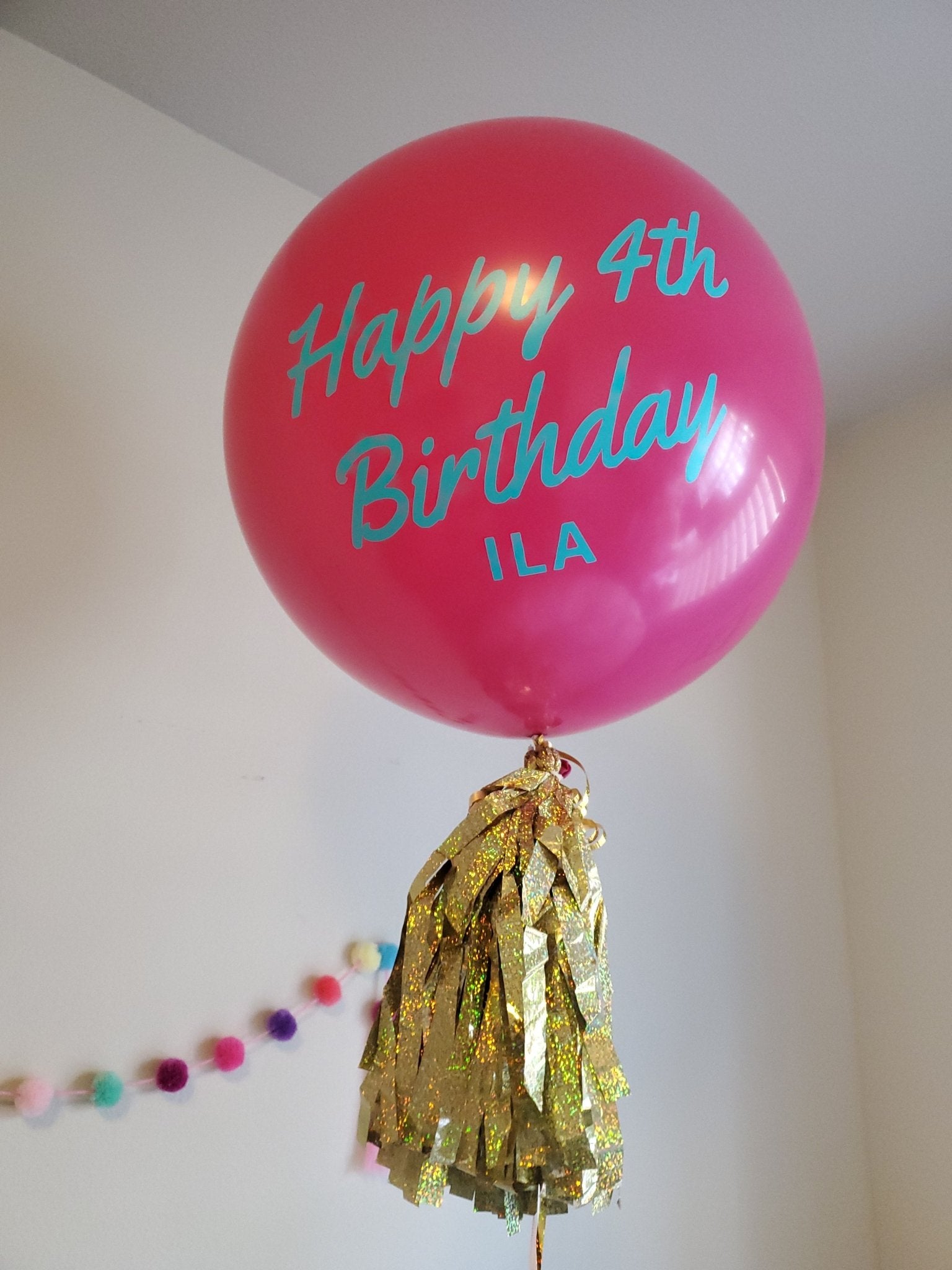 Custom Happy Birthday Jumbo Balloon - PaperGeenius