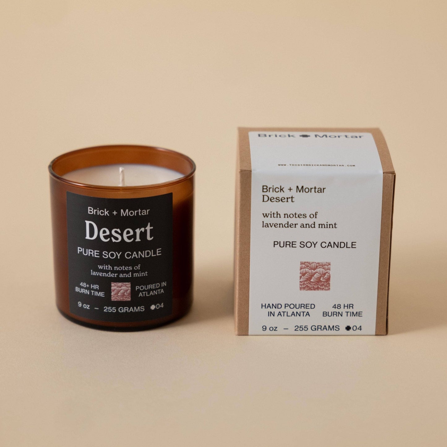 Desert Scented Candle - PaperGeenius