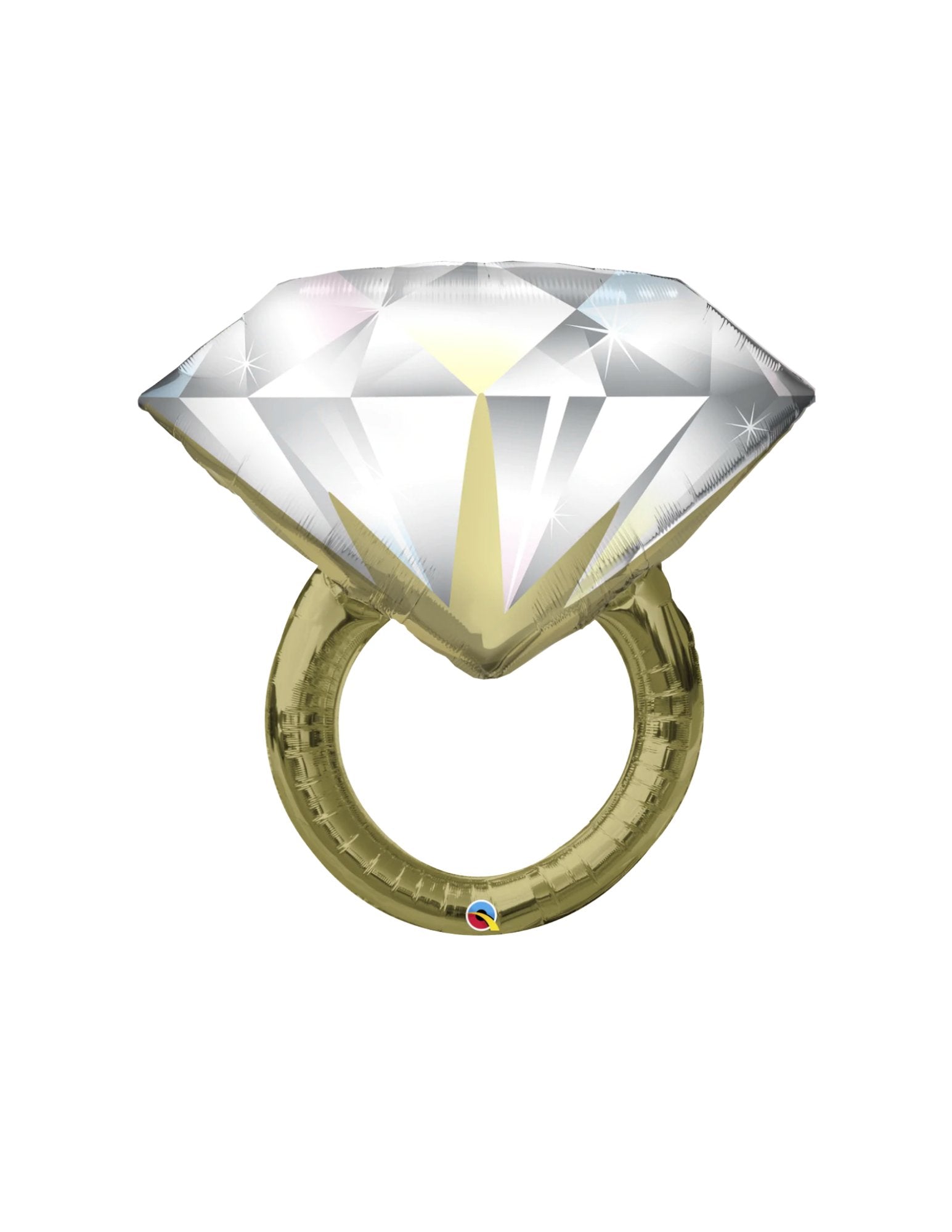 Diamond Wedding Ring 37" Balloon - PaperGeenius