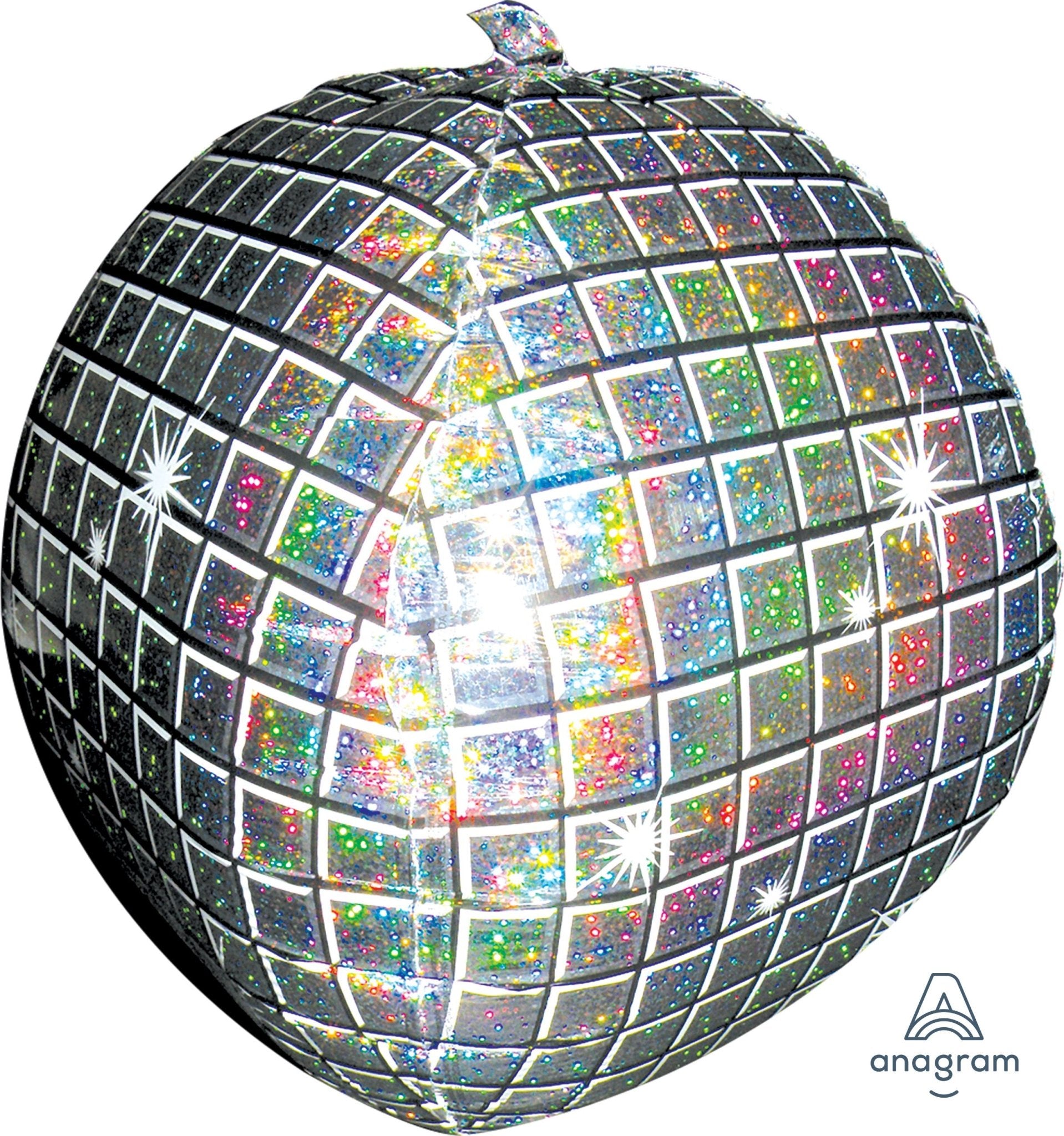 Disco Ball Orbz Balloon Foil - 15" - PaperGeenius