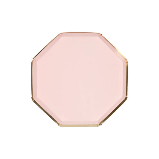 Dusky Pink Side Plates - PaperGeenius