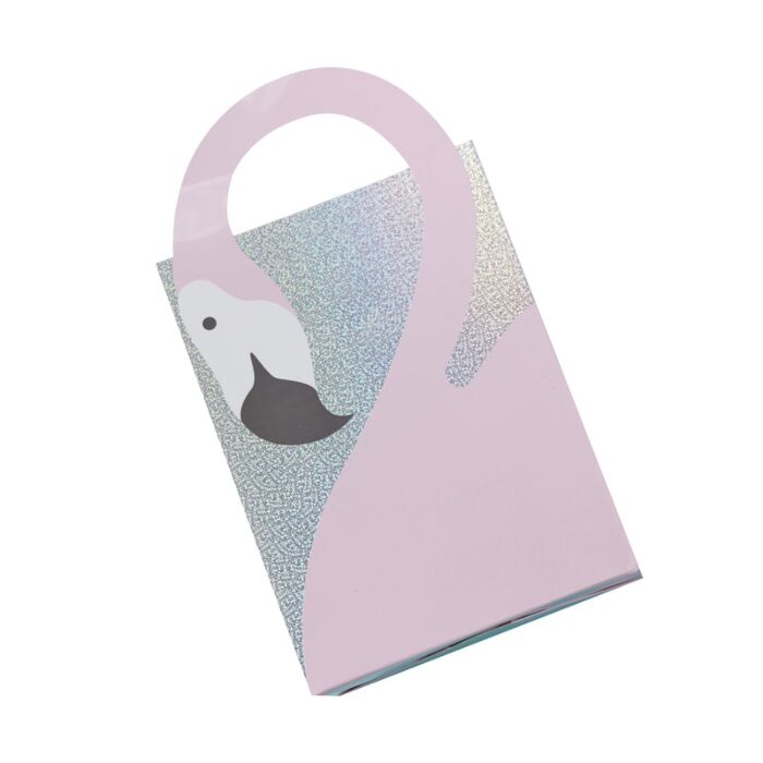 Flamingo Shaped Party Bags - PaperGeenius