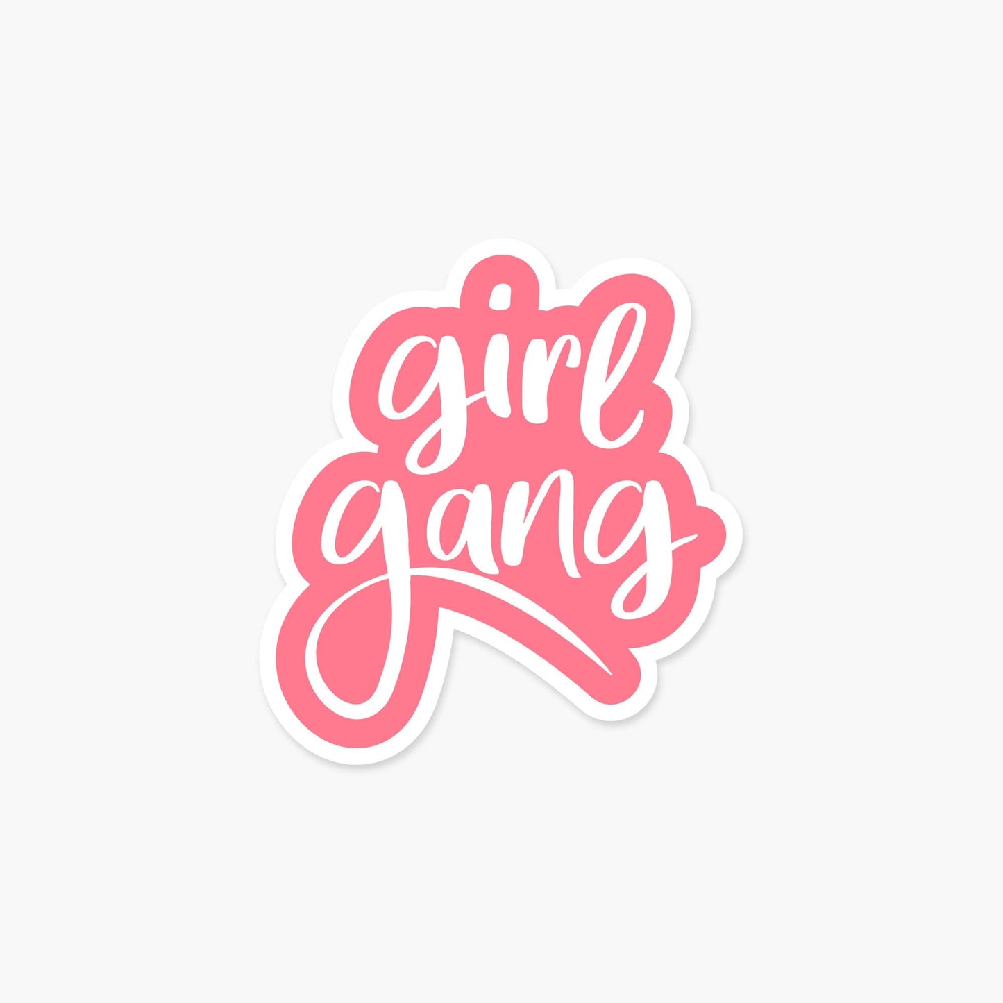 Girl Gang - Feminist Sticker - PaperGeenius