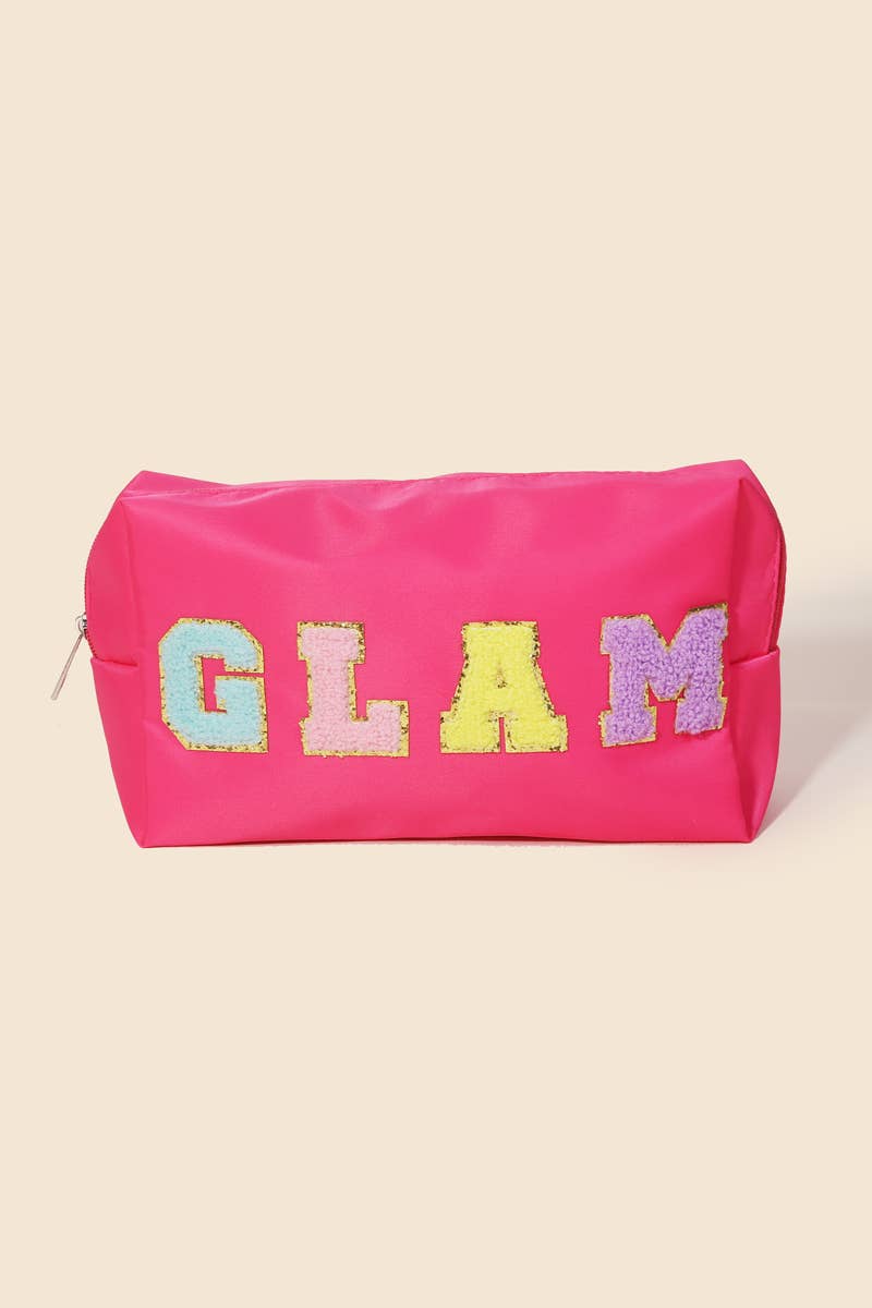 Glam Print Travel Cosmetic Bag: PK - PaperGeenius