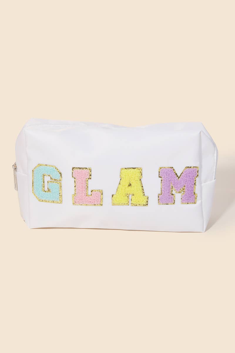 Glam Print Travel Cosmetic Bag: PK - PaperGeenius