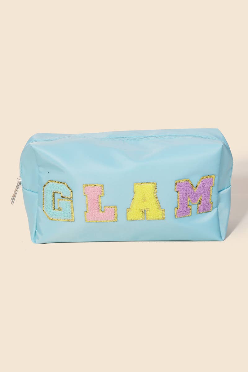 Glam Print Travel Cosmetic Bag: PK - PaperGeenius