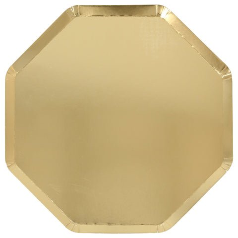 Gold Dinner Plates - PaperGeenius