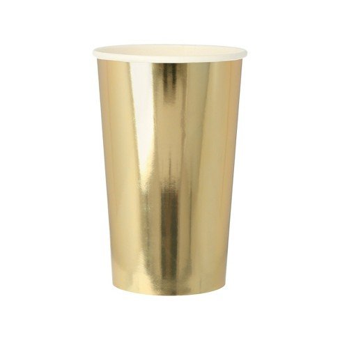 Gold Highball Cups - PaperGeenius