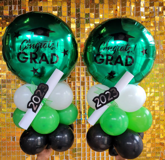 Graduation Balloon Centerpiece - PaperGeenius