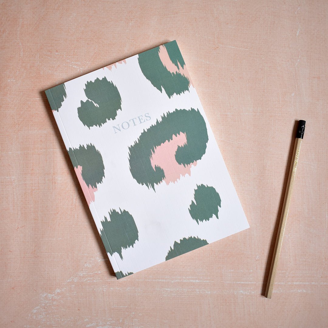 Green Leopard Notes Journal - PaperGeenius