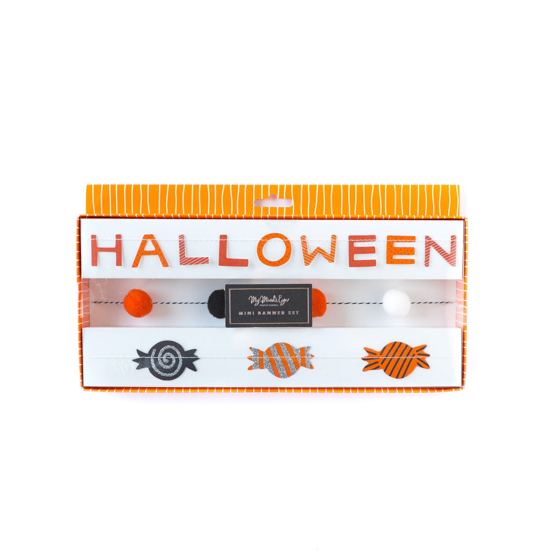 Halloween Mini Banner Set - PaperGeenius