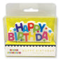 Happy Birthday Decal Candle - PaperGeenius