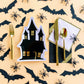 Haunted House Die Cut Plates - PaperGeenius