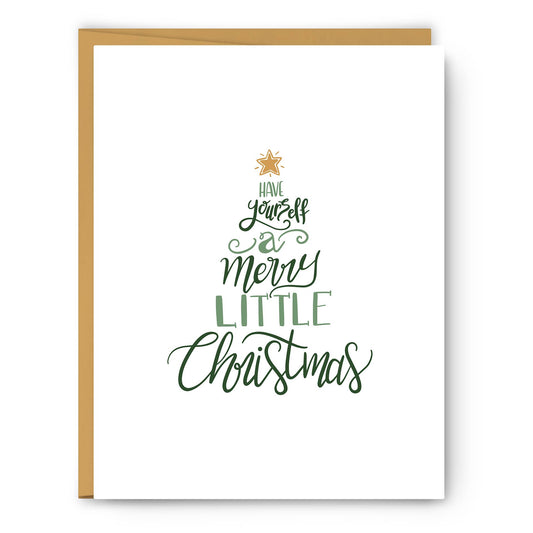 Have Yourself A Merry Little Christmas - Christmas Greeting - PaperGeenius