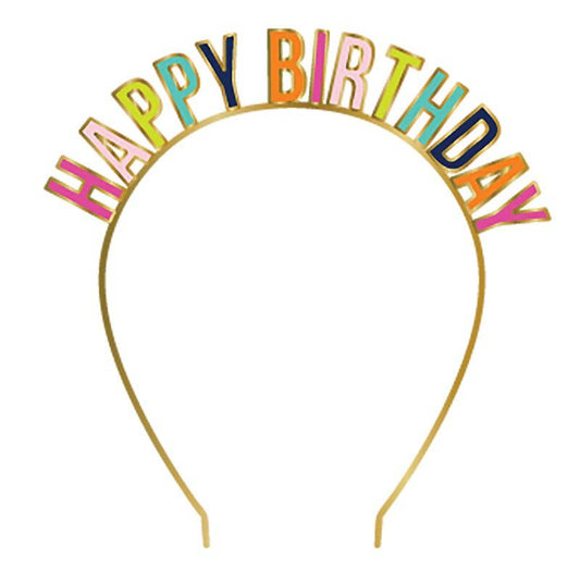 Headband Happy Birthday - PaperGeenius