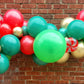 Holly Jolly Christmas Balloon Garland - PaperGeenius