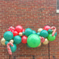 Holly Jolly Christmas Balloon Garland - PaperGeenius