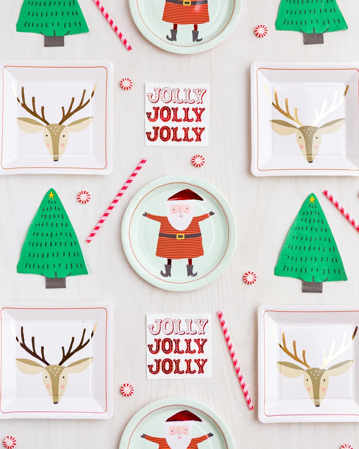 Holly Jolly Napkin - PaperGeenius